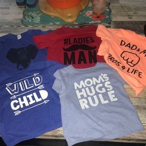 5 short sleeve tees 18-24 months children’s place